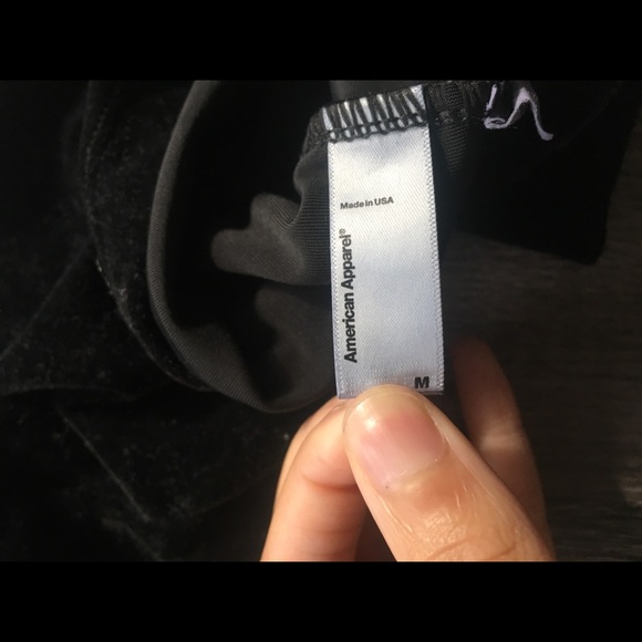 Velvet Crop Top American Apparel - Picture 2 of 2